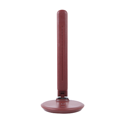 Настольный светильник с беспроводной ЗУ Rombica LED Faros, коричневый