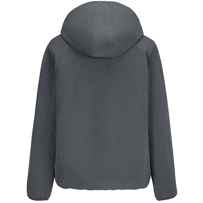 Куртка софтшелл с капюшоном женская Falcon Women, темно-серая