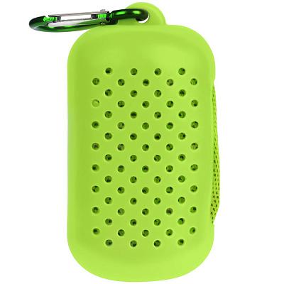 Охлаждающее полотенце Narvik в силиконовом чехле  (Зеленое яблоко)