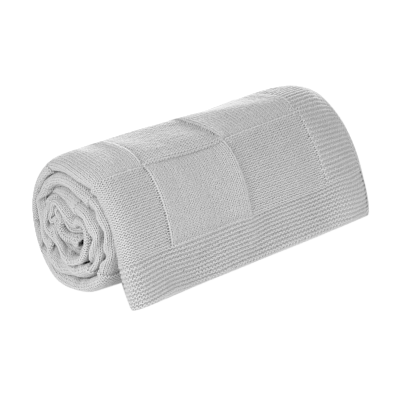 Плед Селла Софт (Cella Soft) вязаный, 160*90 см, серый