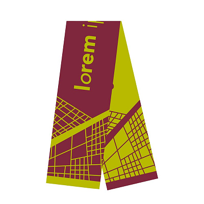 Шарф Joyful на заказ, XL, полушерсть