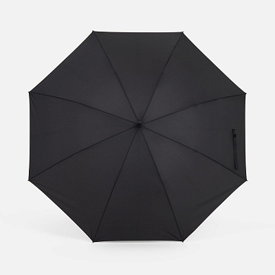 Зонт-трость Rainzee, черный (Чёрный)