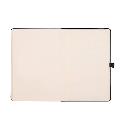 Бизнес-блокнот GLORI, A5, красный, твердая обложка, в линейку