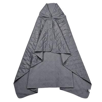 Плед PONCHO  (Тёмно-серый)