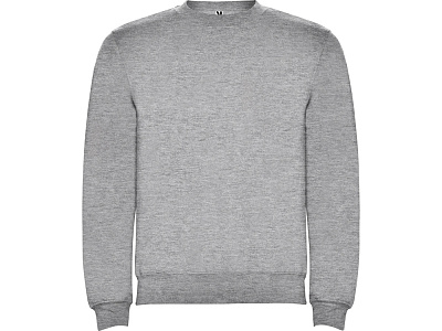 Свитшот с начесом Clasica унисекс (Серый меланж)