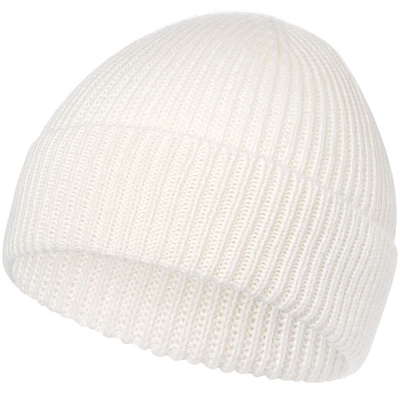 Шапка Bernard, молочно-белая (ванильная) (Белый)