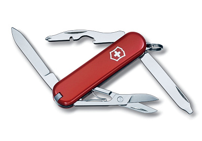 Нож-брелок VICTORINOX Rambler 58 мм 10 функций красный