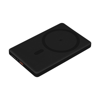 Внешний аккумулятор Атлантис (Atlantis) PD 5000mAh с функцией беспроводной зарядки 15W, черный (Чёрный)