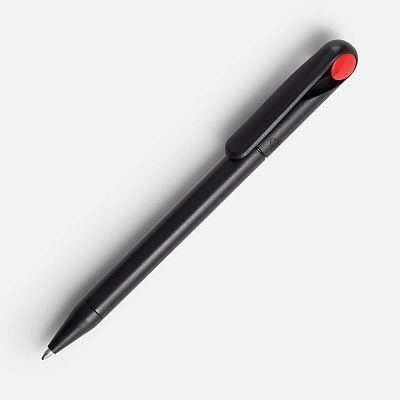 Ручка шариковая Prodir DS1 TMM Dot, черная с красным (Красный)