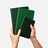 Блокнот Alpha slim, зеленый - Фото 15
