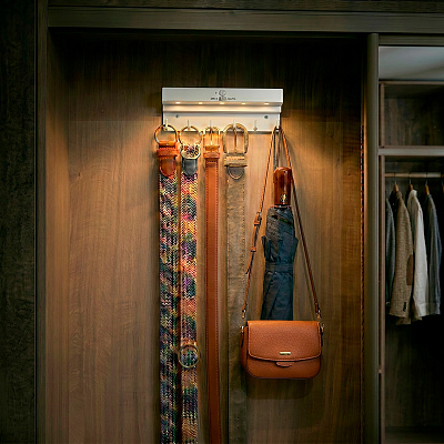 Ключница "KeyHub" с подсветкой, белый