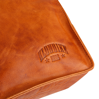 Рюкзак-сумка KLONDIKE DIGGER «Mara», натуральная кожа цвета коньяк, 32,5 x 36,5 x 11 см