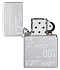 Зажигалка ZIPPO James Bond™ с покрытием Satin Chrome, латунь/сталь, серебристая, 38x13x57 мм - Фото 4