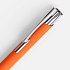 Ручка шариковая Keskus Soft Touch, оранжевая - Фото 4