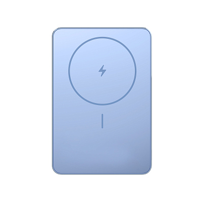 Беспроводной магнитный ПЗУ Xiaomi Super Slim Magnetic Power Bank 5000, фиолетовый
