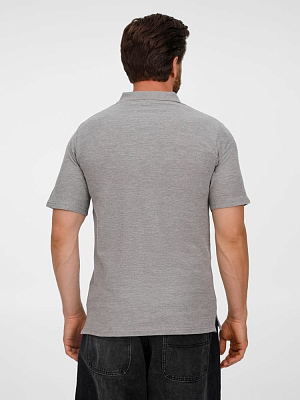 Рубашка поло унисекс Tervise, серый меланж