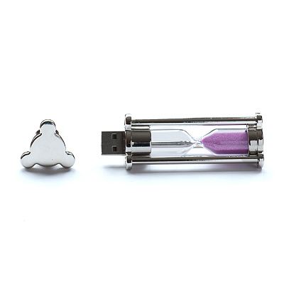 Стекло 10 Песочные часы, фиолетовый, 4Гб