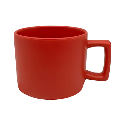 Кружка керамическая Geometry, красная (Красный)