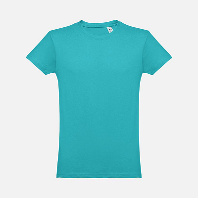 Футболка мужская Luanda, бирюзовая (Бирюзовый)