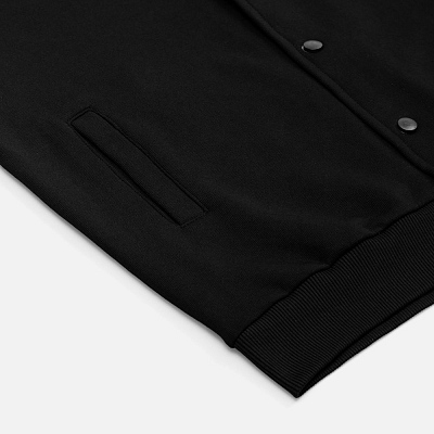 Бомбер унисекс AtmosWear, черный