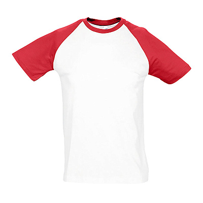 Футболка мужская FUNKY 150 (Красный, белый)