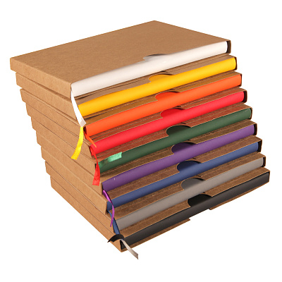 Блокнот NIKA soft touch (Голубой)