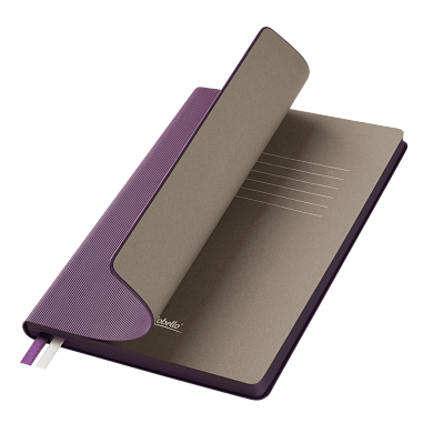 Ежедневник Rain недатированный, фиолетовый (без упаковки, без стикера) (Фиолетовый, серый)