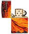 Зажигалка ZIPPO Lava Flow с покрытием 540 Tumbled Brass, латунь/сталь, оранжевая, 38x13x57 мм - Фото 4