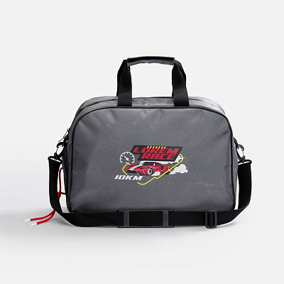 Спортивная сумка Atlantes, синяя с черным