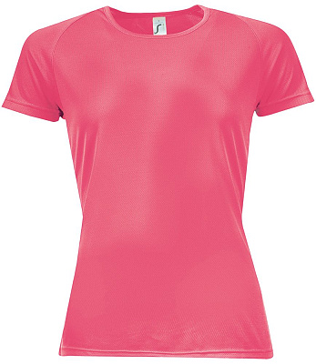 Футболка женская Sporty Women 140, зеленое яблоко (Розовый)