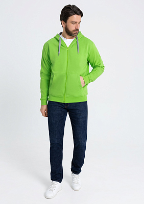 Толстовка мужская STAN с капюшоном на молнии футер с начёсом 280, 17