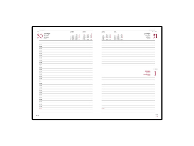 Ежедневник А5 датированный Бумвинил на 2025 год