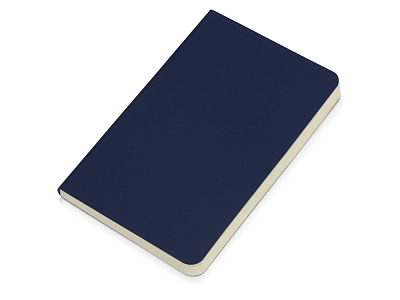 Блокнот А5 Softy soft-touch (Тёмно-синий)