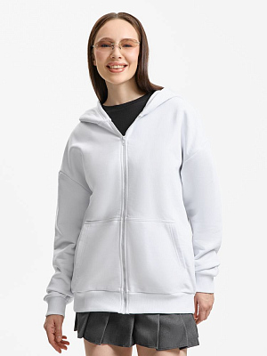 Толстовка унисекс оверсайз Sartoro, белая