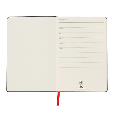 Ежедневник A5 недатированный Simflex в мягком переплёте, красный