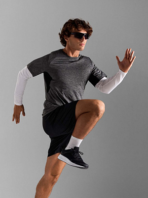 Футболка спортивная унисекс Storm, черная