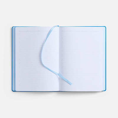 Ежедневник Peel, недатированный, голубой