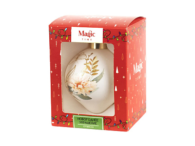 Стеклянный шар Цветочный бум