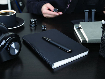 Ручка шариковая Kugel Gunmetal, белая