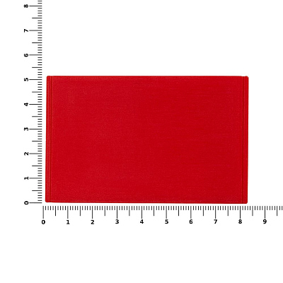 Лейбл из ПВХ Dzeta, ХL, красный