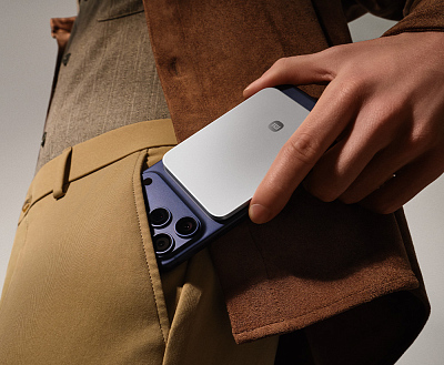 Беспроводной магнитный ПЗУ Xiaomi UltraThin Magnetic Power Bank 5000 15W, черный