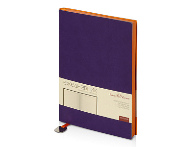 Ежедневник недатированный А5 Mercury (Фиолетовый/оранжевый)