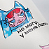 Наклейки бумажные Sticker Pack на заказ, M - Фото 5