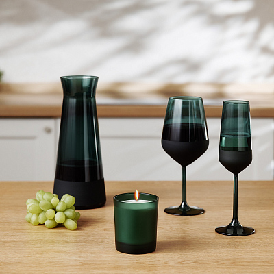 Бокал для вина Emerald, зеленый