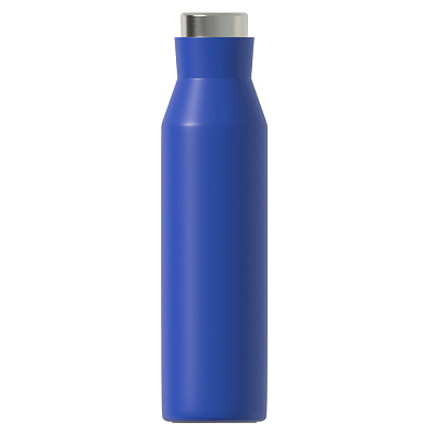 Термобутылка герметичная вакуумная Siluet, синяя