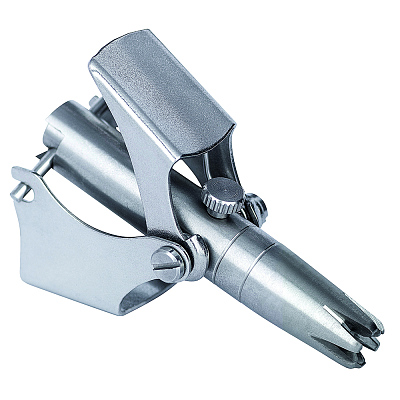 Триммер для удаления волос в носу и ушах, нержавеющая сталь, в пластиковой коробке