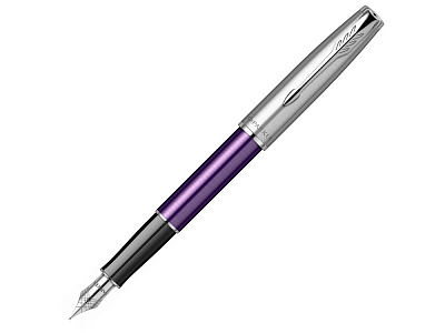 Ручка перьевая Parker Sonnet Essentials Violet SB Steel CT