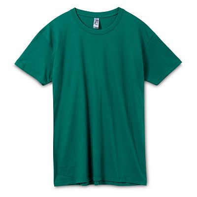 Футболка унисекс Regent 150, черная (Изумрудный)