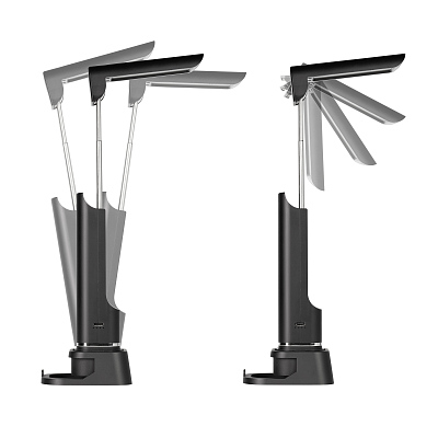 Складная лампа-фонарь "Smart LED", черный