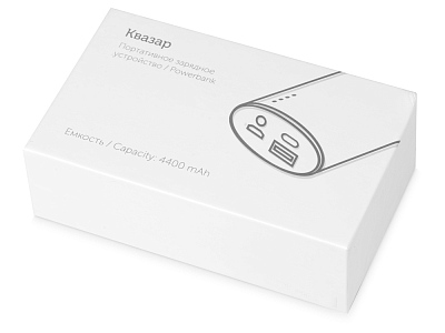 Внешний аккумулятор Квазар, 4400 mAh